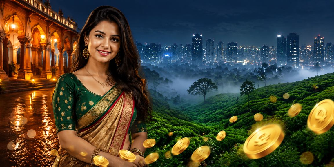 ঢাকায় চা বাগানের পাশে মোবাইলে ক্যাসিনো অ্যাপ ব্যবহারের দৃশ্য